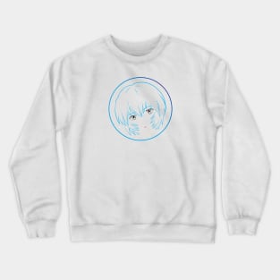 Rei Ayanami's Face - 04A Crewneck Sweatshirt